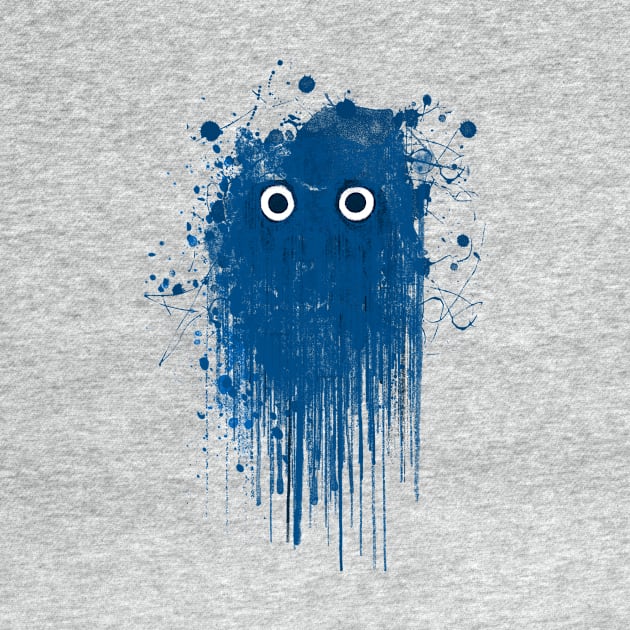 Blue Ghost - halloween owl by bulografik